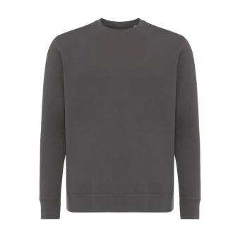 Iqoniq Etosha Lightweight Sweater aus recycelter Baumwolle, anthrazit Anthrazit | XXS