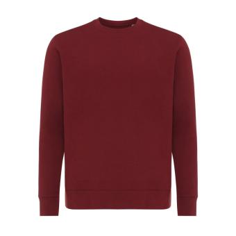 Iqoniq Etosha lightweight recycled cotton crew neck, Burgundy red Burgundy red | XXS