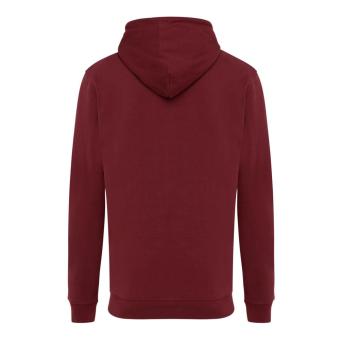 Iqoniq Jasper Hoodie aus recycelter Baumwolle, Burgunderrot Burgunderrot | 3XL