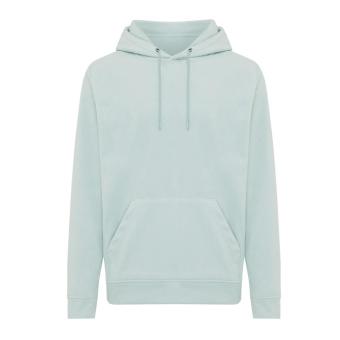 Iqoniq Trivor Mikrofleece-Kapuzen-Pulli aus recyc. Polyester, Eisberggrün Eisberggrün | XXS