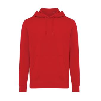 Iqoniq Rila lightweight recycled cotton hoodie, red Red | XXS