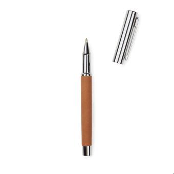 VINGA Bosler RCS recycled SS pen Brown