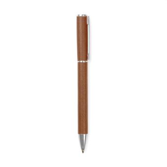 VINGA Timo RCS recycled aluminium pen Brown