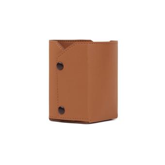 VINGA Timo PU RCS RPET pen holder Brown