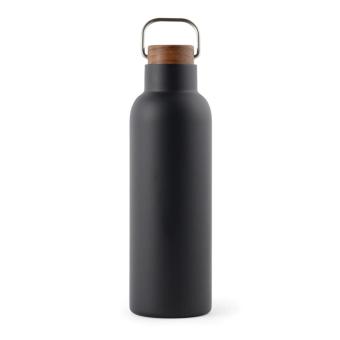 VINGA Ciro RCS recycled vacuum bottle 800ml Black