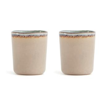 Vinga Nomimono Becher, 2er-Set Beige