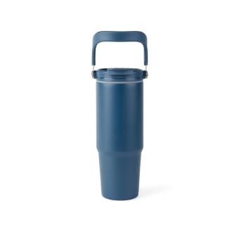 VINGA Eos Trek 880ml Flasche aus RCS rec. Stainless-Steel, blau Blau,navy