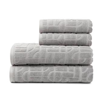 VINGA Verso OCS organic cotton towel, 4 pcs set Convoy grey