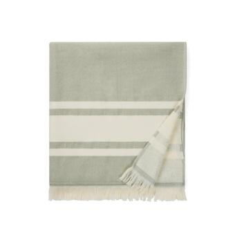 VINGA Tolo hammam terry towel, green Green, off white