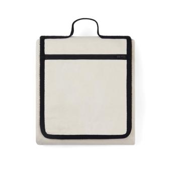 VINGA Volonne AWARE™ recycled canvas picnic blanket, off white Off white, black