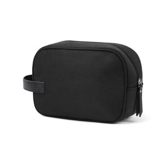 VINGA Marlow RCS recycled polyester toiletry bag Black