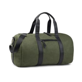 VINGA Marlow Wochenendtasche RCS aus recyceltem Polyester, grün Grün, schwarz