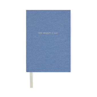 VINGA One memory a day GRS recycled paper journal Aztec blue