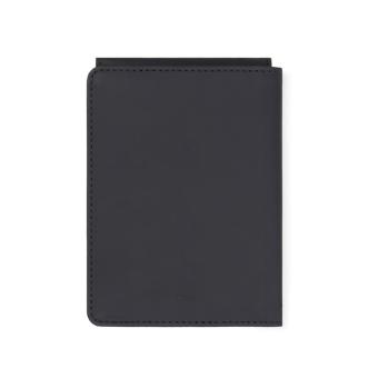 VINGA Baltimore RCS recycled polyester RFID passport cover Black