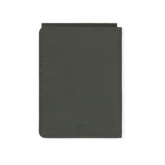 VINGA Baltimore RCS recycled polyester RFID passport cover Green