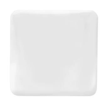 MagBadge Square pin button fridge magnet White