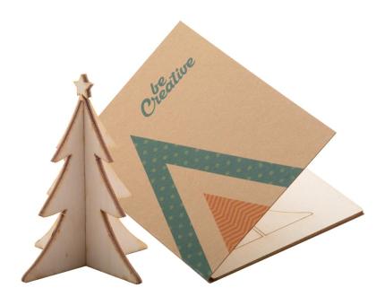 Creax Eco Christmas card, tree Nature