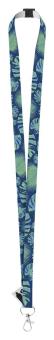 Subyard 15 Zero Safe RPET custom sublimation lanyard White