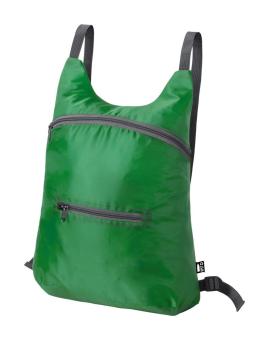 Brocky foldable RPET backpack Green