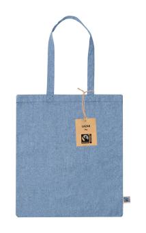 Lazar Fairtrade shopping bag Aztec blue