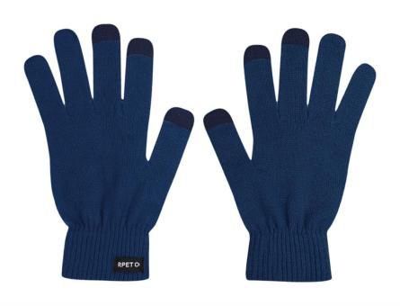 Brolyn RPET touch screen gloves Dark blue