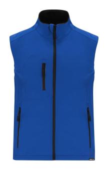 Handricks RPET Softshell-Bodywarmer-Weste, Blau Blau | L