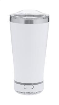 Tandix thermo cup with speaker White