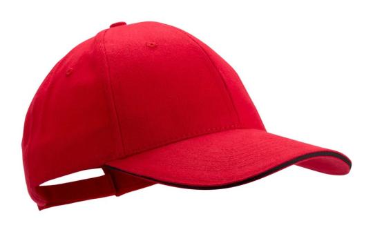 Rubec Baseball Kappe Rot