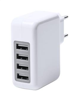 Gregor USB wall charger White/grey