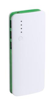 Kaprin power bank White/green