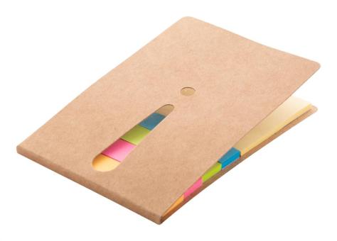 Exclam sticky notepad Fawn