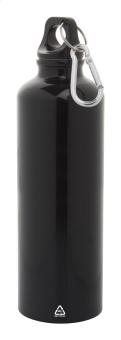 Raluto XL recycled aluminium bottle Black