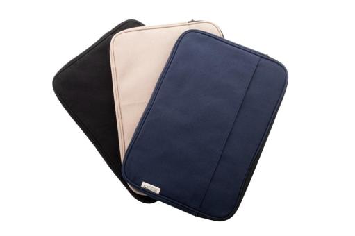 Rebyss Comp Recycelten Canvas Laptoptasche Schwarz