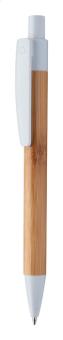 Colothic bamboo ballpoint pen, nature Nature,white