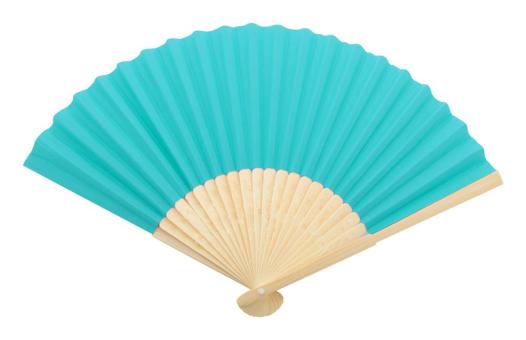 Bapper hand fan Light blue