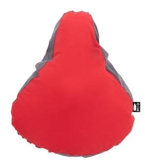 Lumiride reflective RPET bicycle seat cover Red