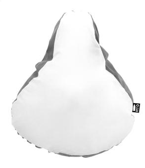 Lumiride reflective RPET bicycle seat cover White