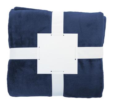 Vantaa RPET flannel blanket Dark blue