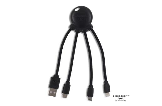 2087 | Xoopar Octopus Charging cable Schwarz