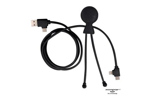 2089 | Xoopar Mr. Bio Long Power Delivery Cable with data transfer Black