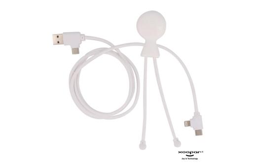 2089 | Xoopar Mr. Bio Long Power Delivery Cable with data transfer White