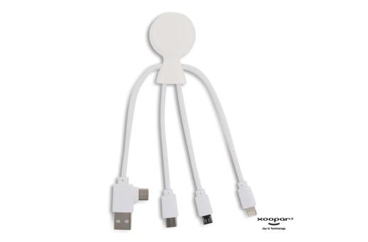 2099 | Xoopar Mr. Bio Smart Charging cable with NFC Weiß