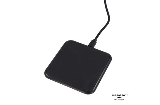 2259 | Xoopar Iné Wireless Fast Charger - Recycled Leather 15W Black