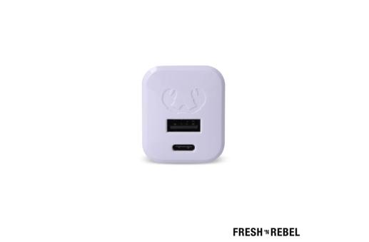 2WC30 I Fresh 'n Rebel Mini Charger USB-C + A PD // 30W Lila