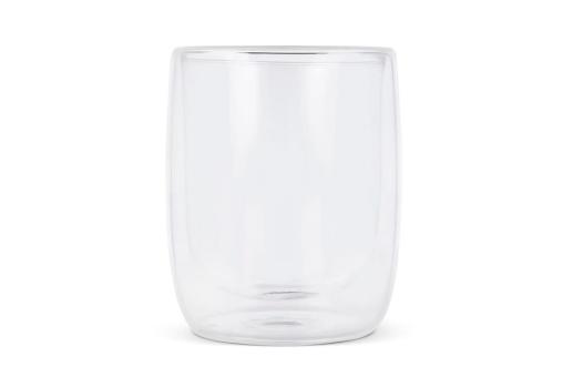 Doppelwandiges Kaffeeglas Marian 230 ml Transparent