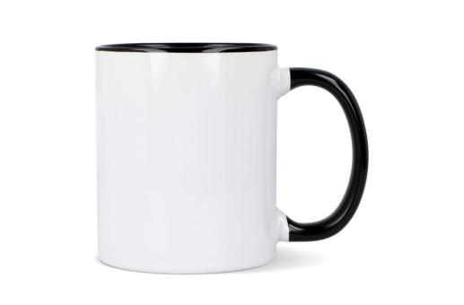 Mug subli Oslo colored inside & handle 300ml White/black