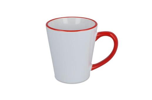 Mug subli Melbourne colored edge & handle 300ml 