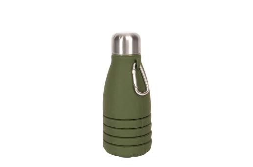 Sagaform Stig foldable bottle 550ml Green