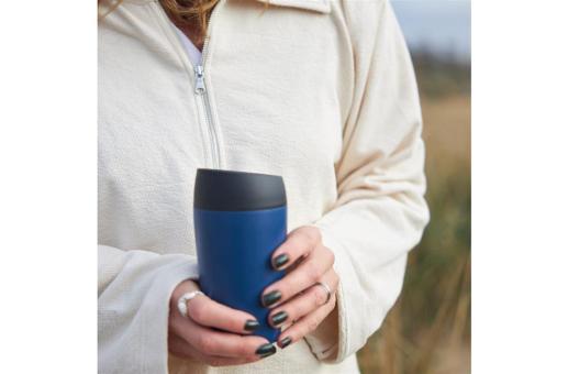 Sagaform Loke Travel Mug Color Coated 240ml Dark blue