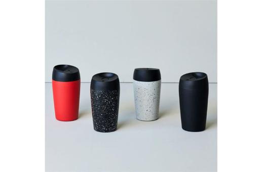 Sagaform Loke Travel Mug With Rubberized Finish 240ml Black